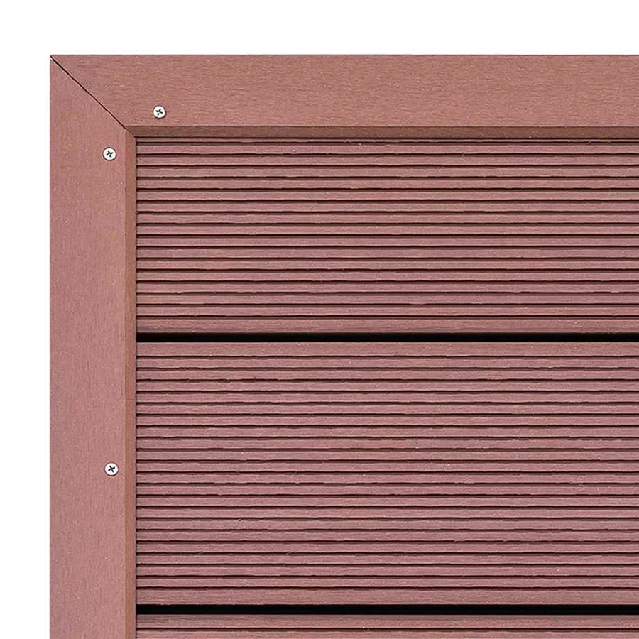 Élément de plancher pour douche solaire Marron 101x63x5,5cm WPC - 4