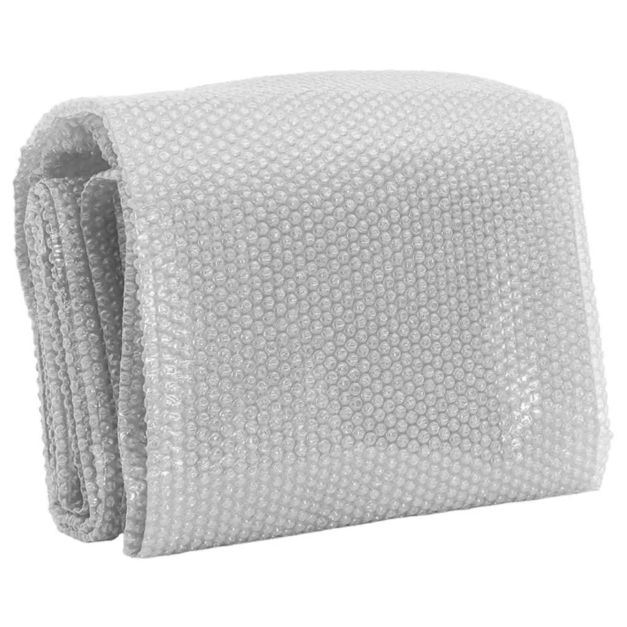 Film solaire de piscine flottant PE 732x366 cm Gris - 2