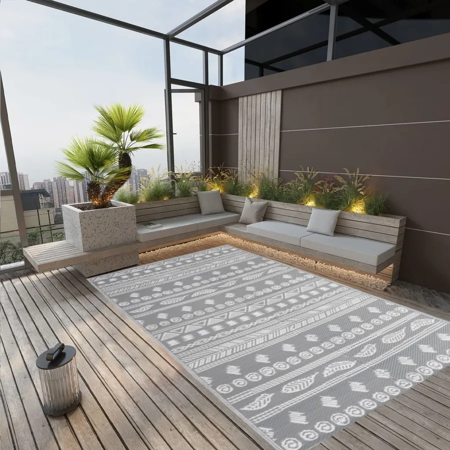 Tapis d'extérieur ARAKIL Gris 190x290 cm PP