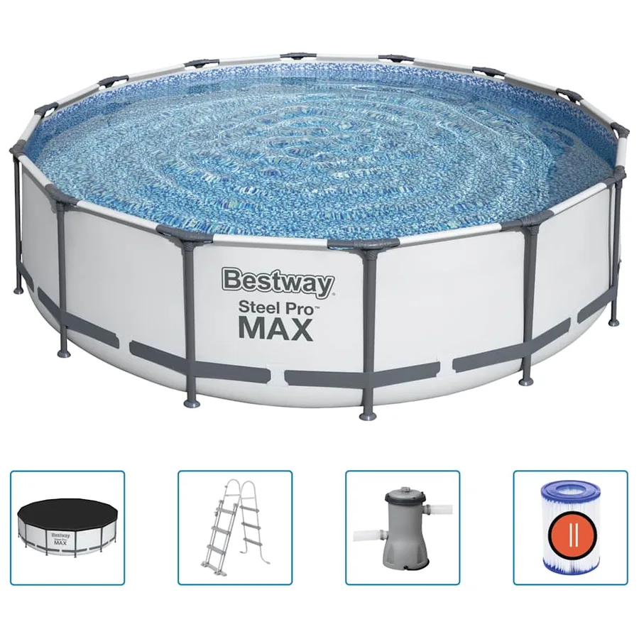 Bestway Ensemble de piscine Steel Pro MAX 427x107 cm - 2