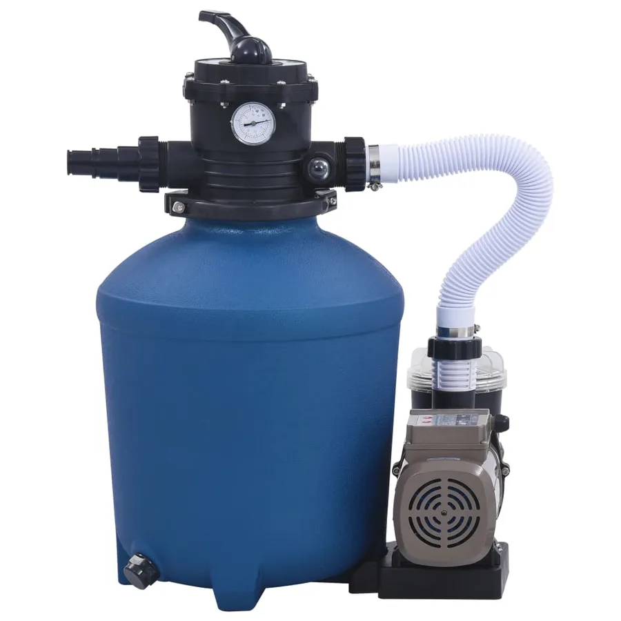 Pompe filtrante à sable avec minuterie 530 W 10980 L/h - 3