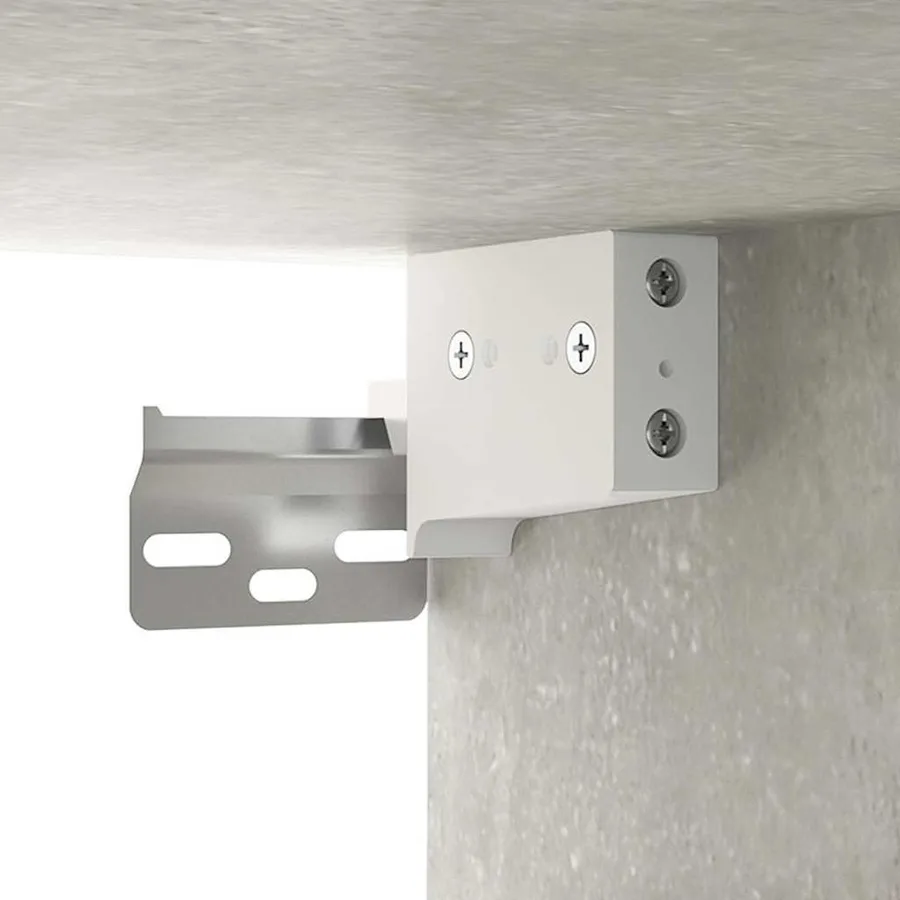 Armoire murale suspendue Gris béton 69,5x34x90 cm - 10