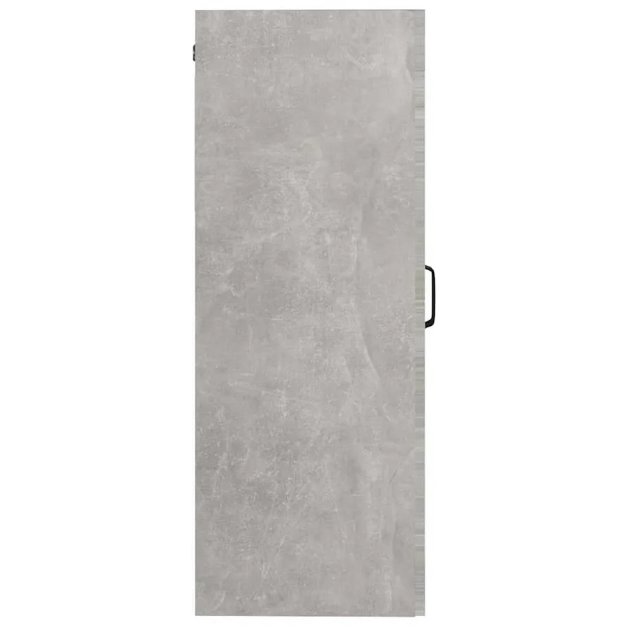 Armoire murale suspendue Gris béton 69,5x34x90 cm - 4