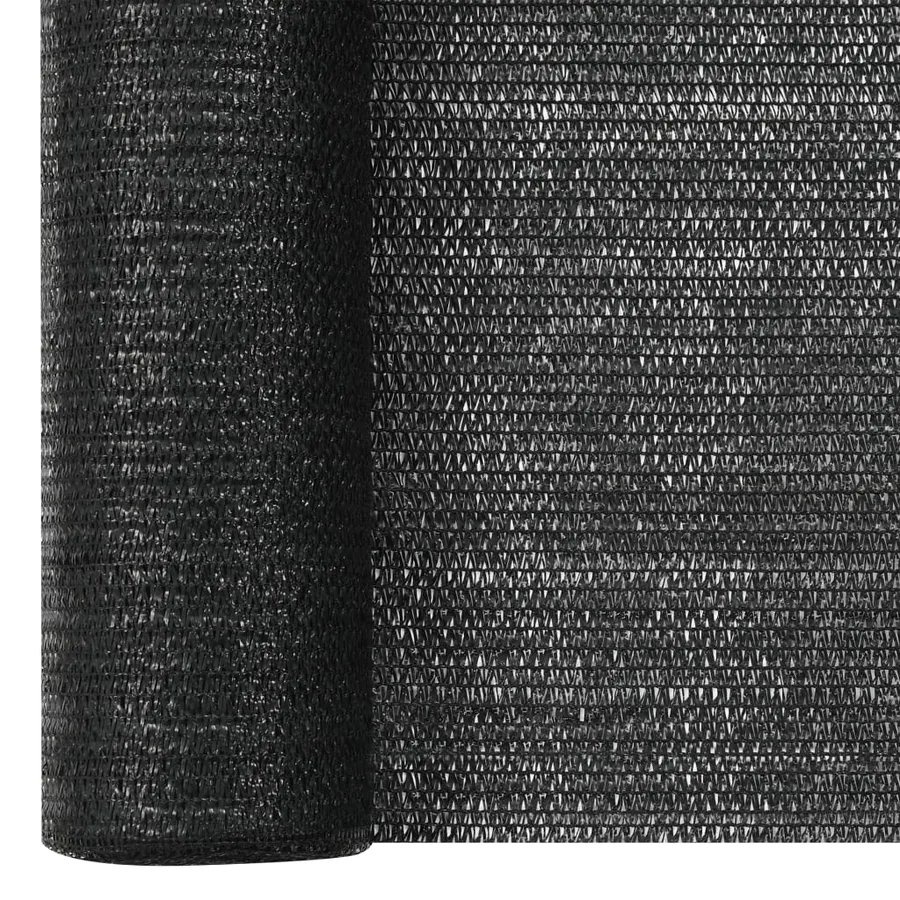 Filet brise-vue Noir 1,2x10 m PEHD 75 g/m² - 3