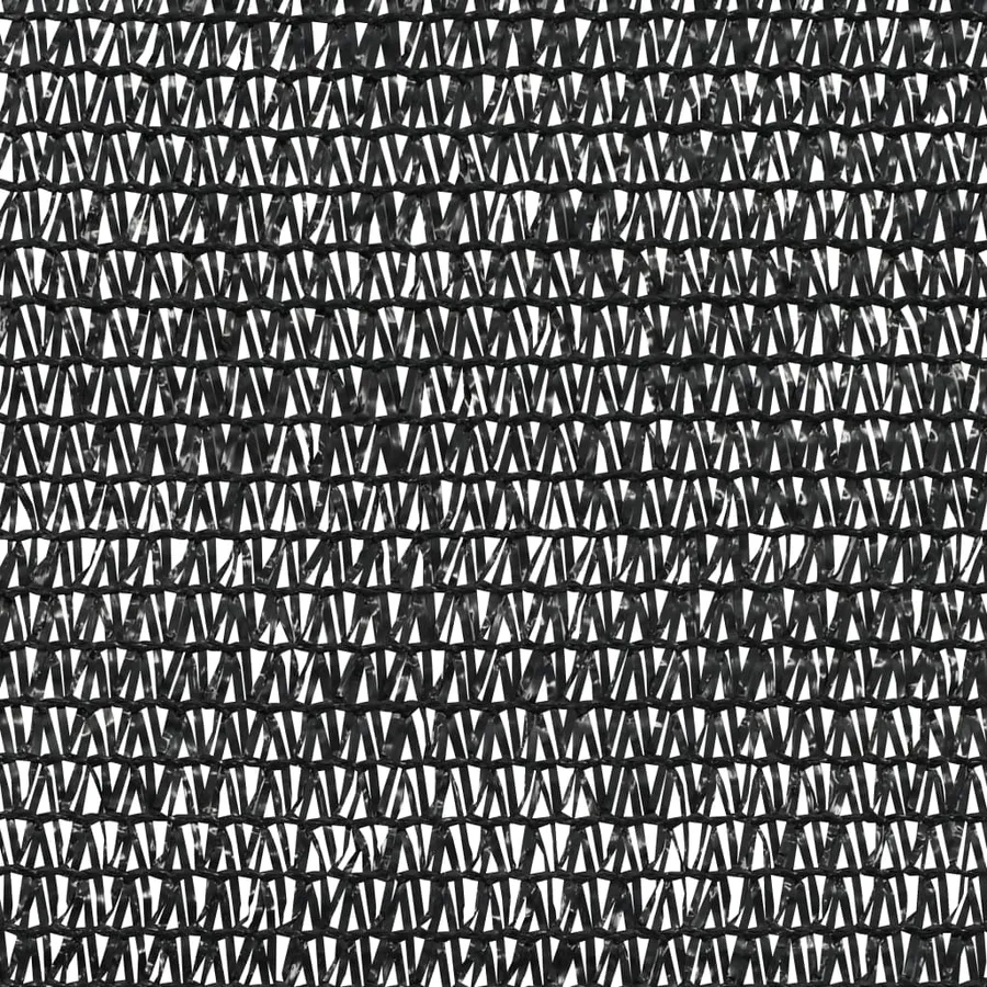 Filet brise-vue Noir 1,2x10 m PEHD 75 g/m² - 4