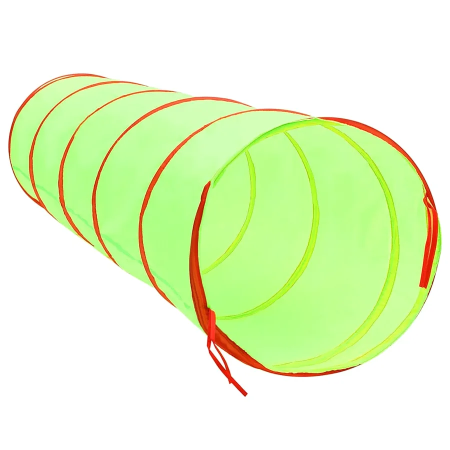 Tunnel de jeu pour enfants avec 250 balles Vert 175cm Polyester - 4
