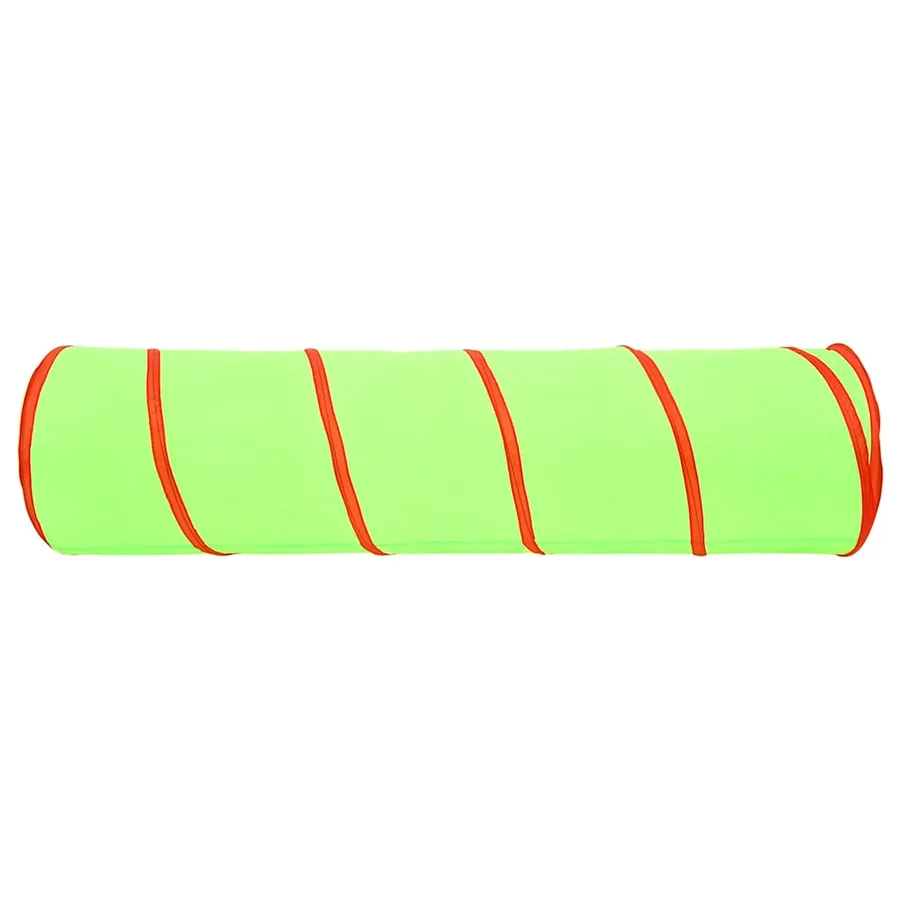 Tunnel de jeu pour enfants avec 250 balles Vert 175cm Polyester - 5