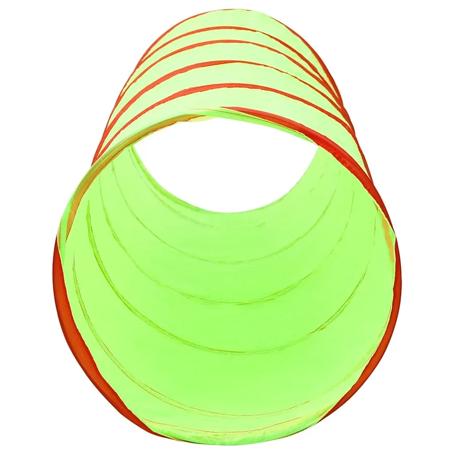 Tunnel de jeu pour enfants avec 250 balles Vert 175cm Polyester - 6