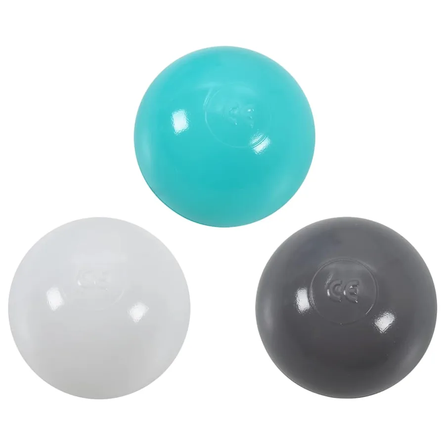 Tunnel de jeu pour enfants avec 250 balles Vert 175cm Polyester - 9