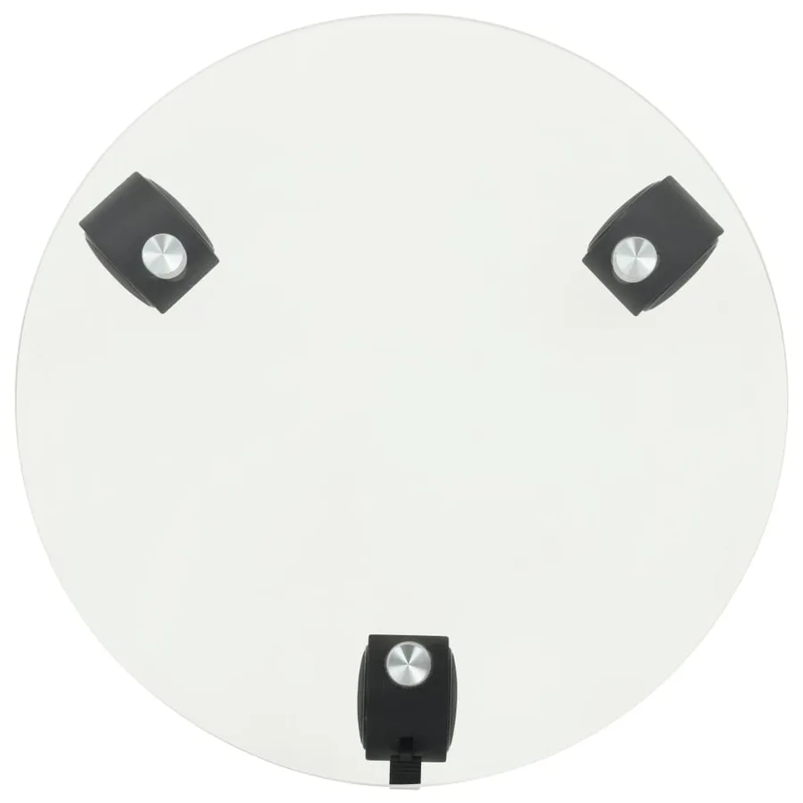 Supports roulants à plantes 4 pcs 28 cm Verre trempé Rond - 3