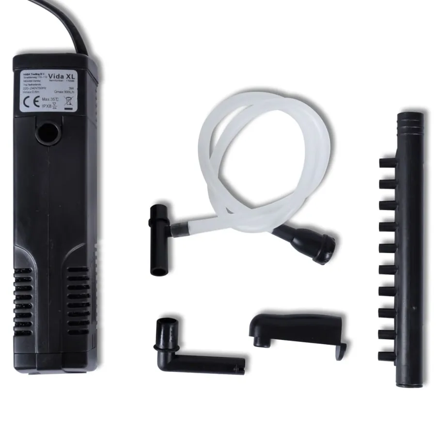 Filtre interne aquarium avec pompe 300 l/h filtration - 4