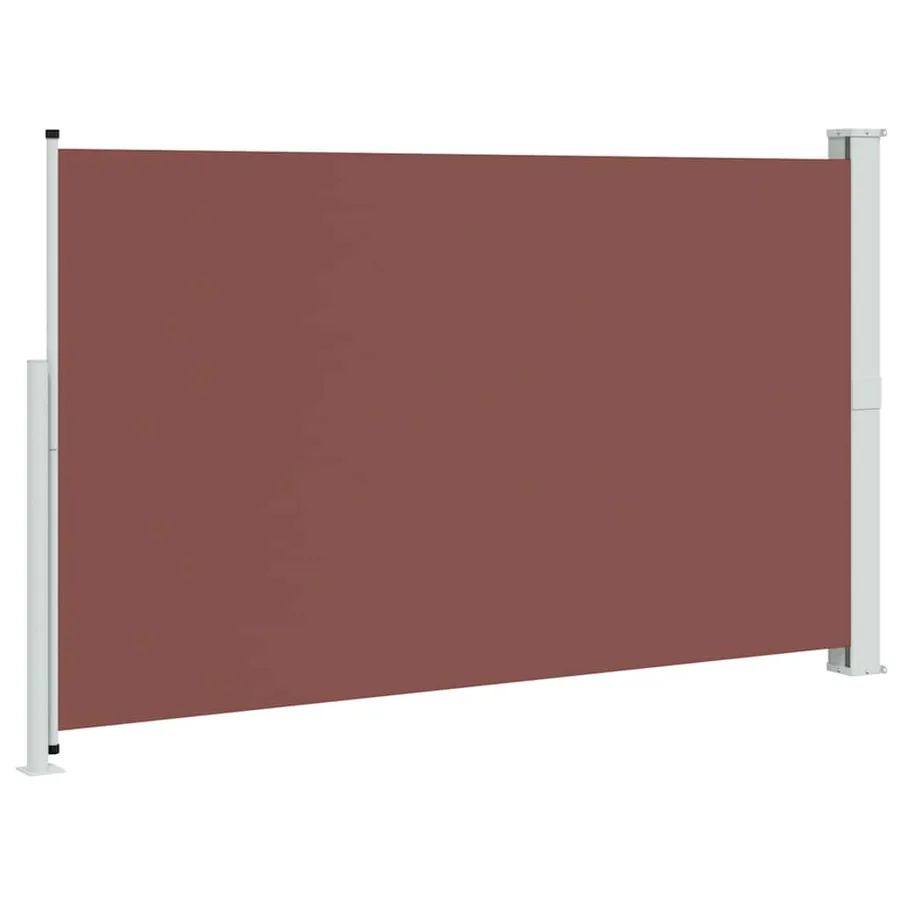 Auvent latéral rétractable de patio 180x300 cm Marron - 6
