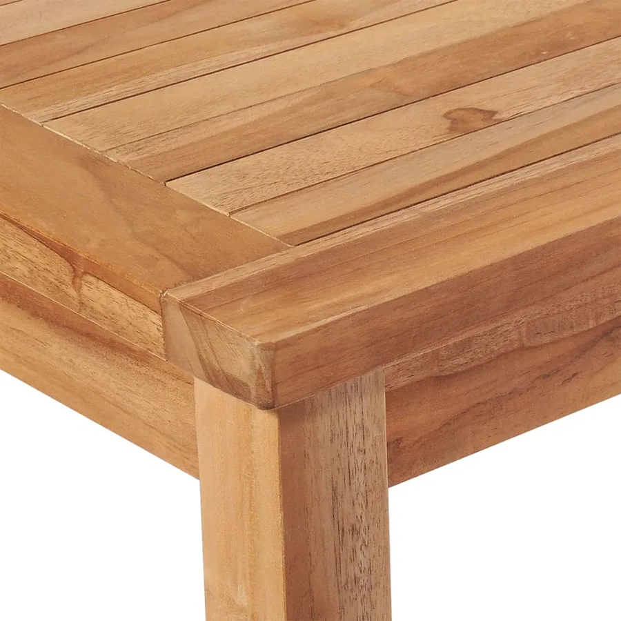 Ensemble à manger de jardin 5pcs Bois de teck massif - 11