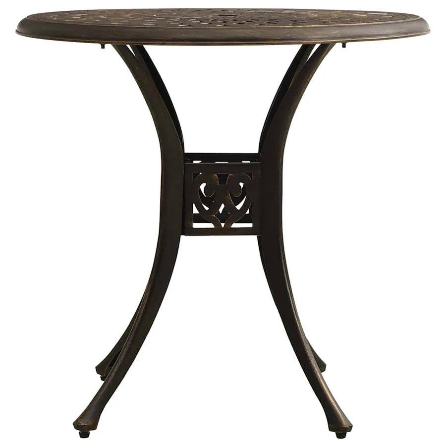 Ensemble de bistro 5 pcs Aluminium coulé Bronze - 11