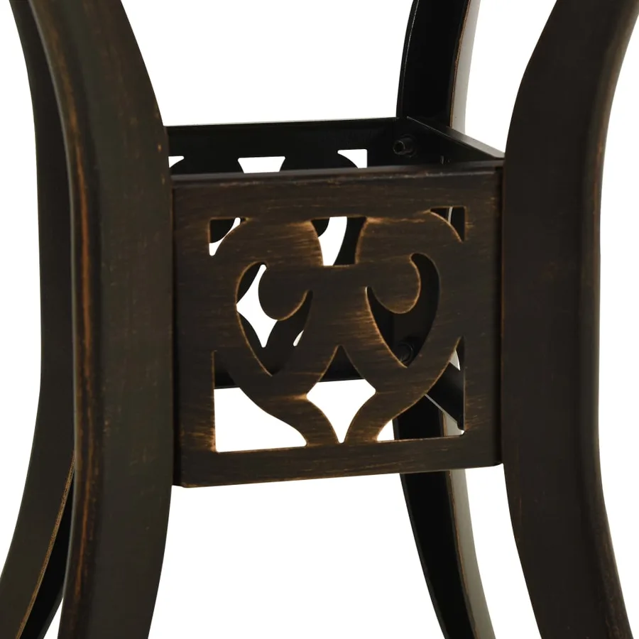 Ensemble de bistro 5 pcs Aluminium coulé Bronze - 13