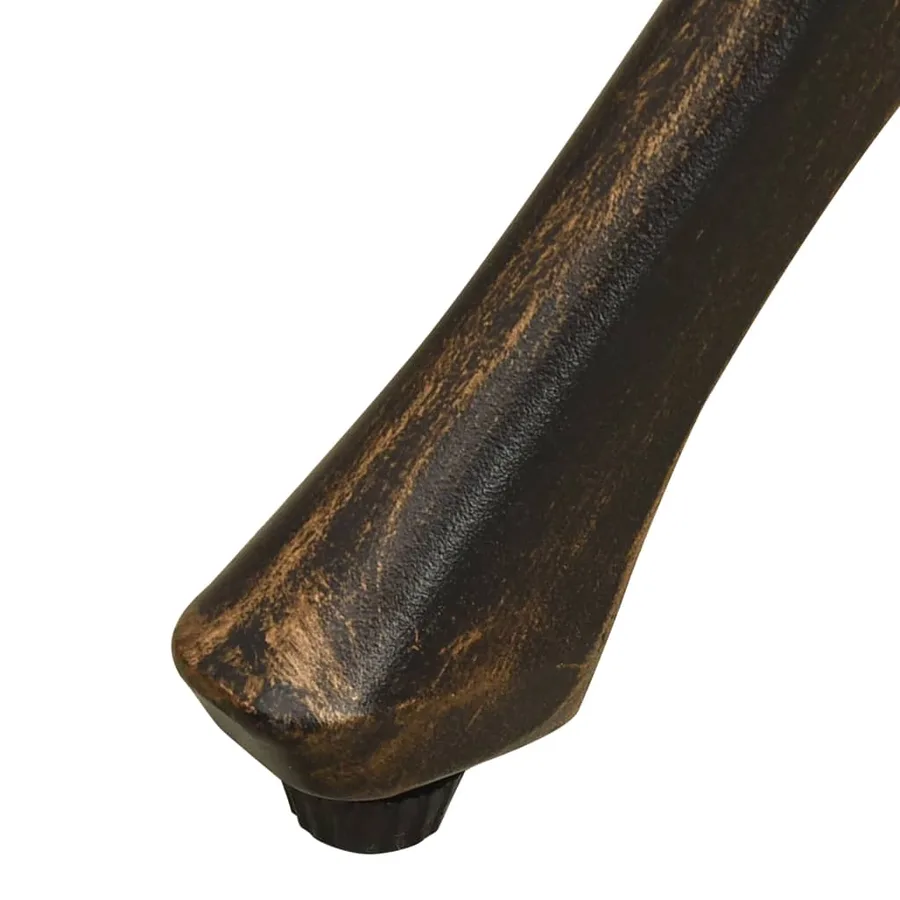 Ensemble de bistro 5 pcs Aluminium coulé Bronze - 14