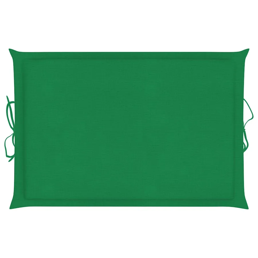 Chaise longue à bascule avec coussin Bois de teck solide - 17