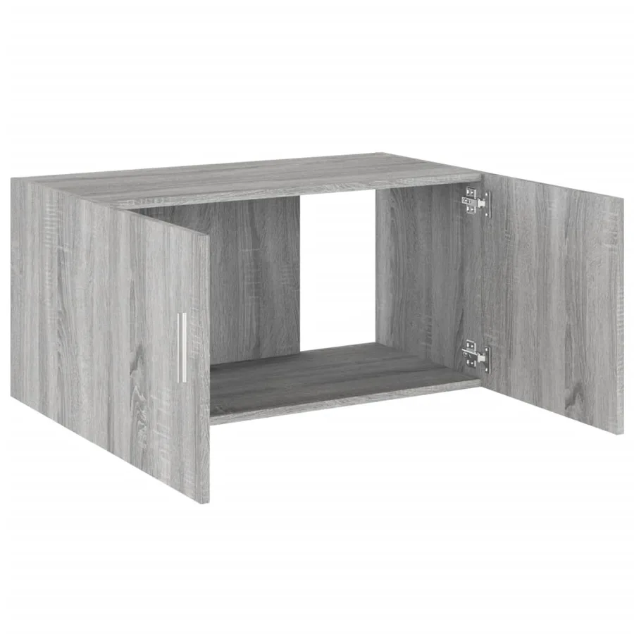 Armoire murale Sonoma gris 80x39x40 cm Bois d'ingénierie - 6