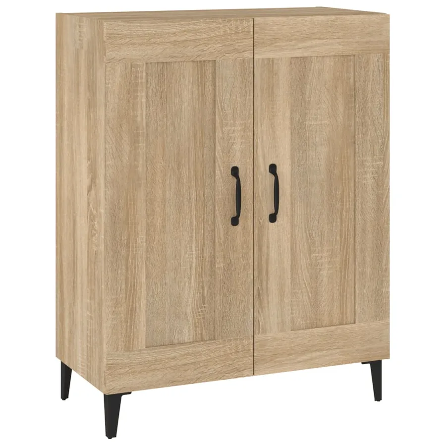 Buffet Chêne sonoma 69,5x34x90 cm Bois d'ingénierie - 2
