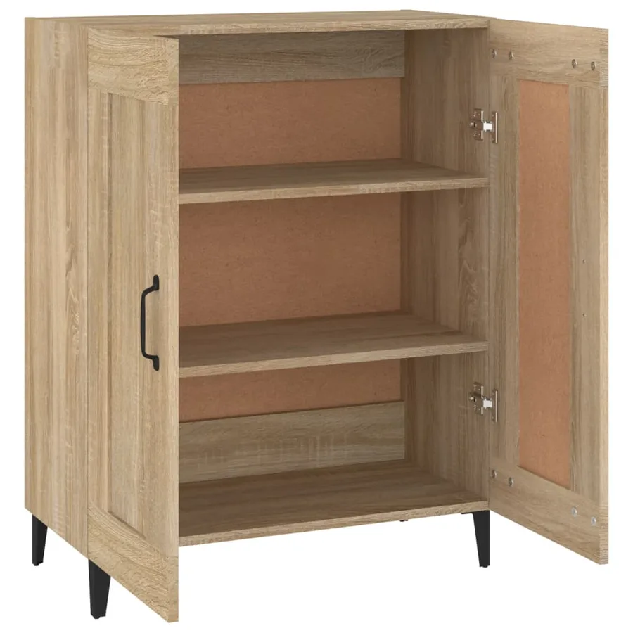 Buffet Chêne sonoma 69,5x34x90 cm Bois d'ingénierie - 7
