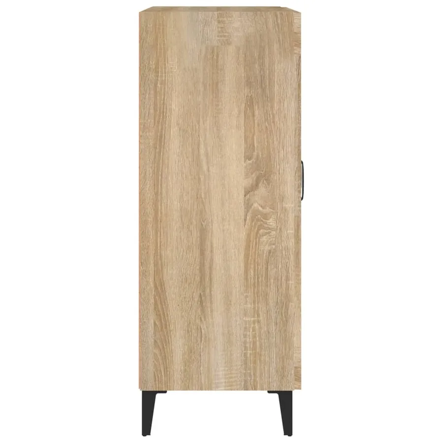 Buffet Chêne sonoma 69,5x34x90 cm Bois d'ingénierie - 8