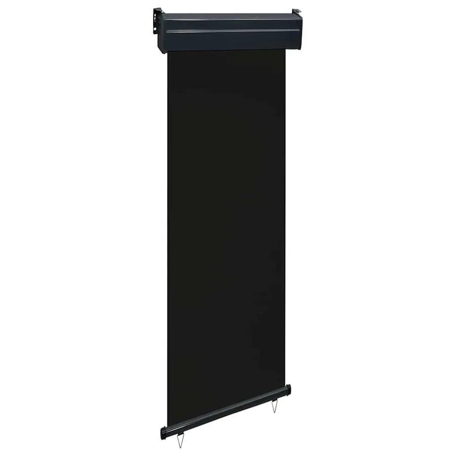 Auvent latéral de balcon 65x250 cm noir