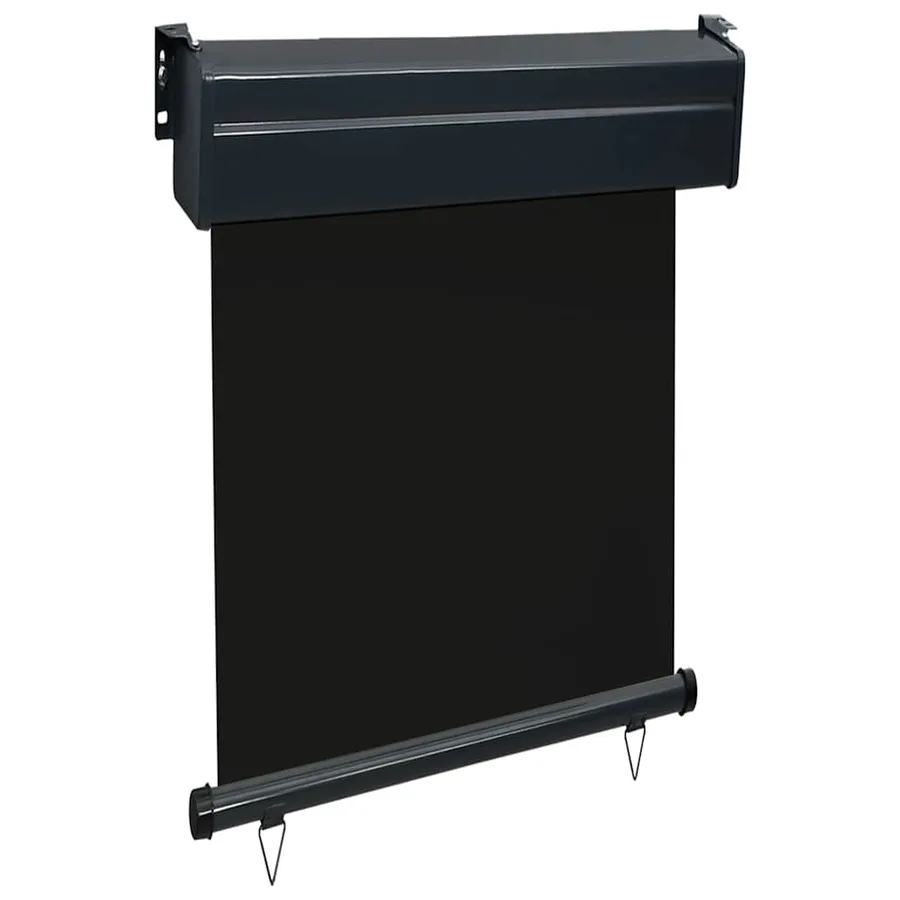 Auvent latéral de balcon 65x250 cm noir - 3