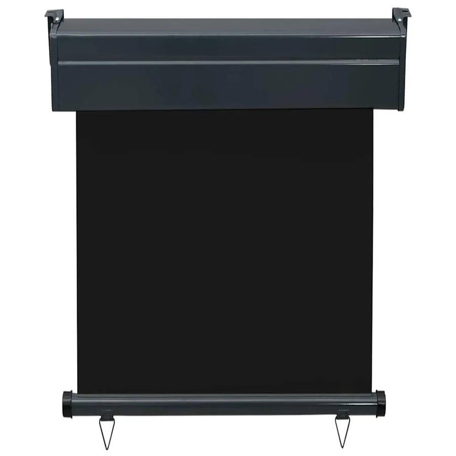 Auvent latéral de balcon 65x250 cm noir - 4