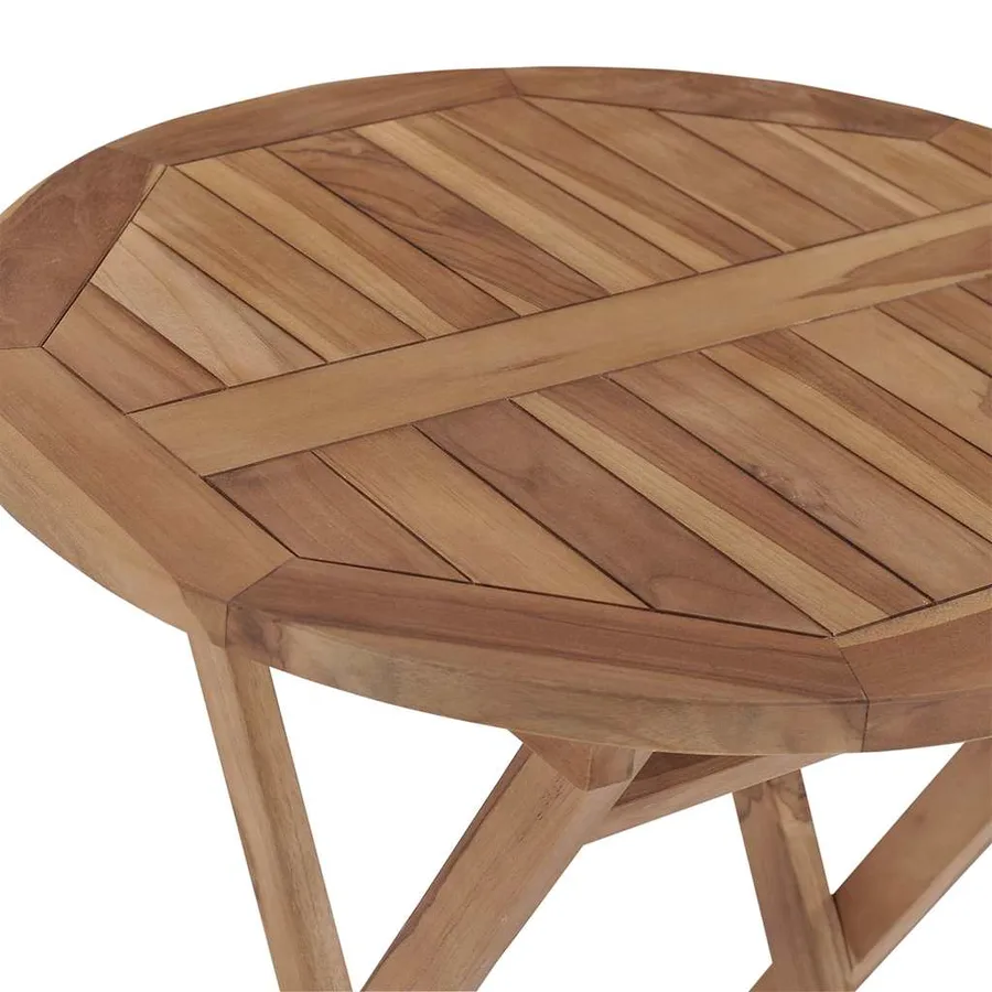 Ensemble à manger de jardin 3 pcs Bois de teck massif - 6