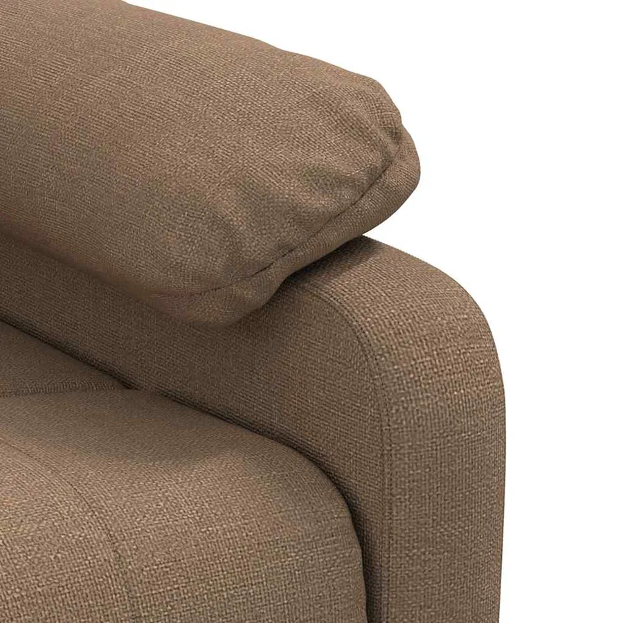 Fauteuil de massage Marron Tissu - 8