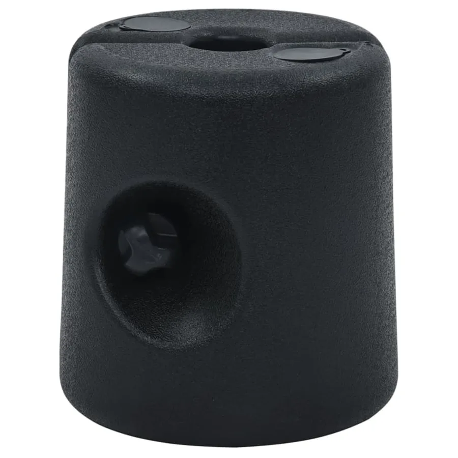 Poids de tonnelle 4 pcs PE Noir - 2