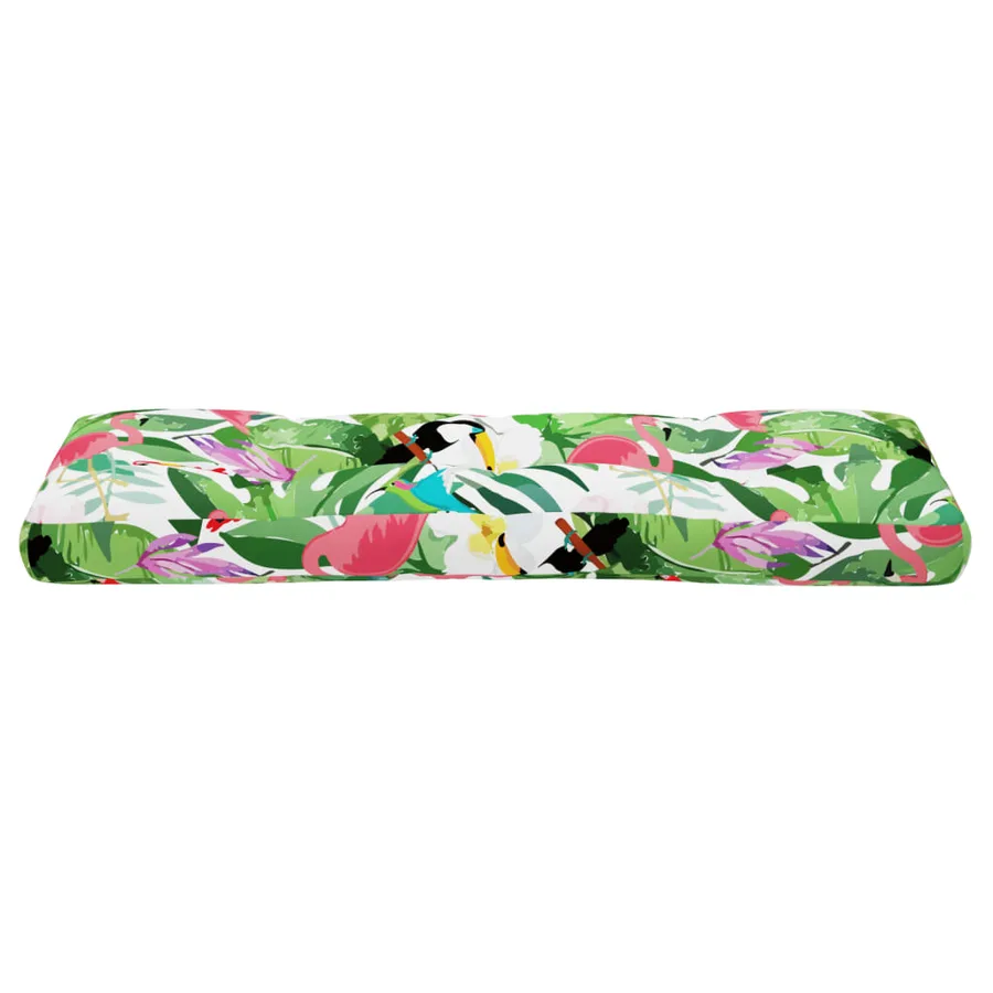 Coussin de palette multicolore 120x40x12 cm tissu - 5