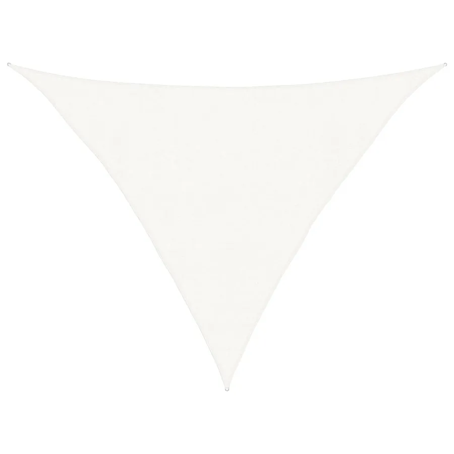 Voile d'ombrage 160 g/m² Blanc 4x4x5,8 m PEHD - 2