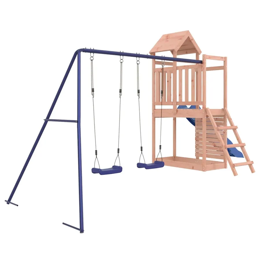 Aire de jeux d'extérieur bois massif de douglas - 3