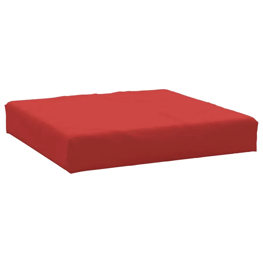 Coussin de palette rouge tissu oxford - 2
