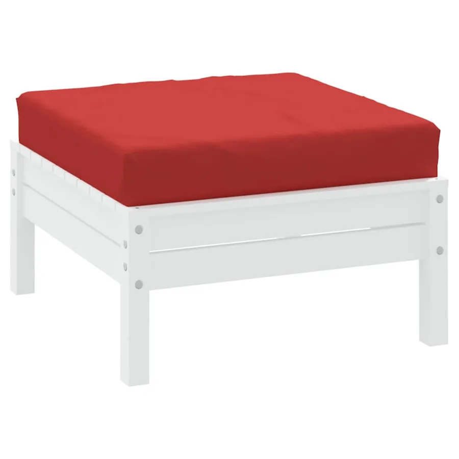 Coussin de palette rouge tissu oxford - 3