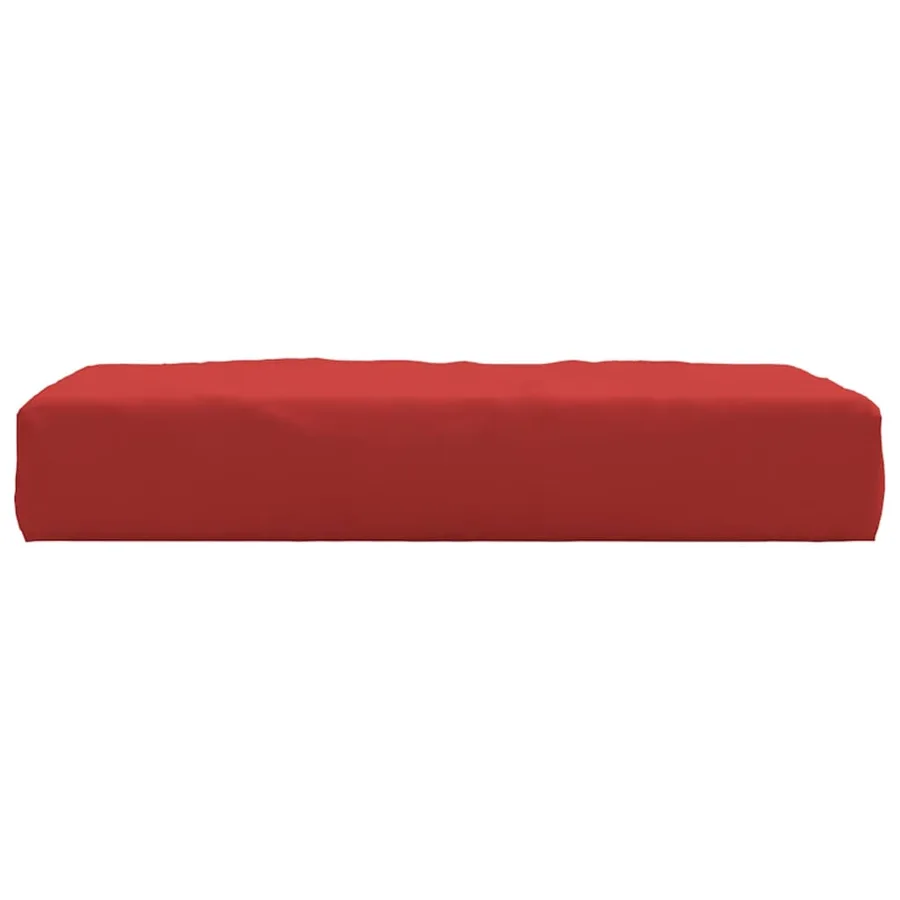 Coussin de palette rouge tissu oxford - 4