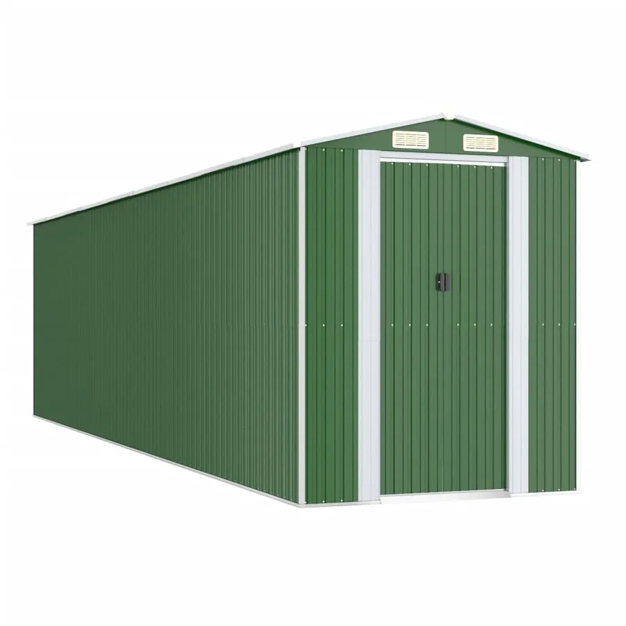 Abri de jardin Vert 192x772x223 cm Métal galvanisé - 2