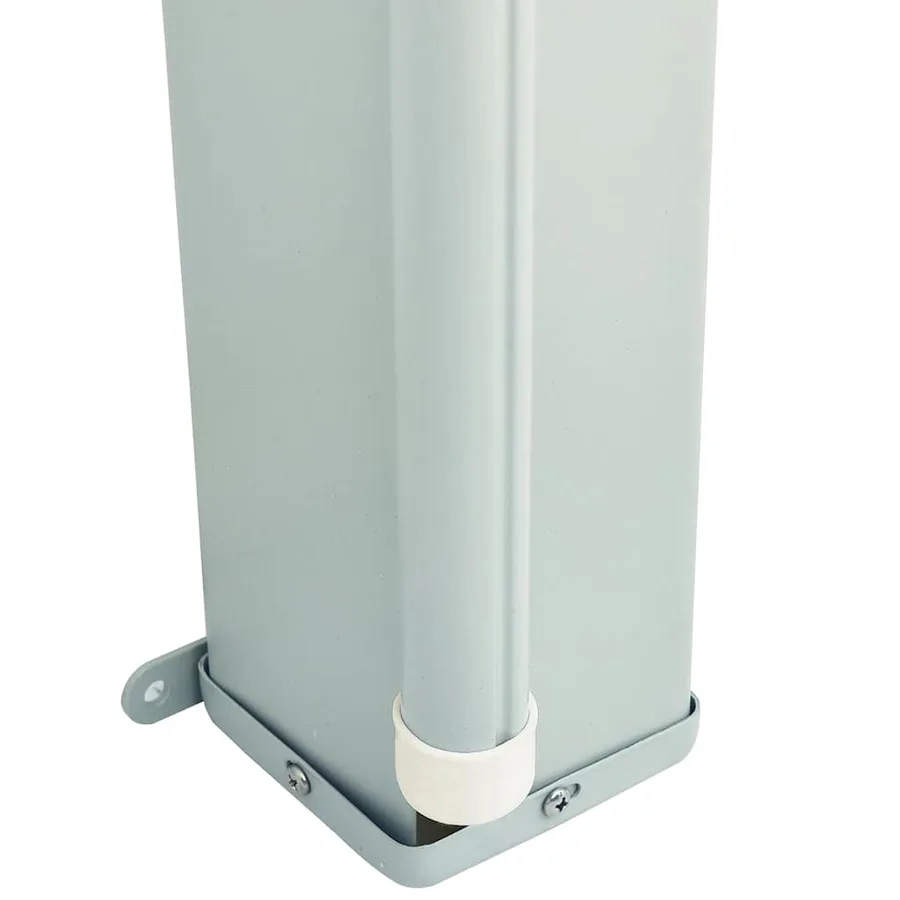Auvent latéral rétractable de patio 117x600 cm Crème - 8