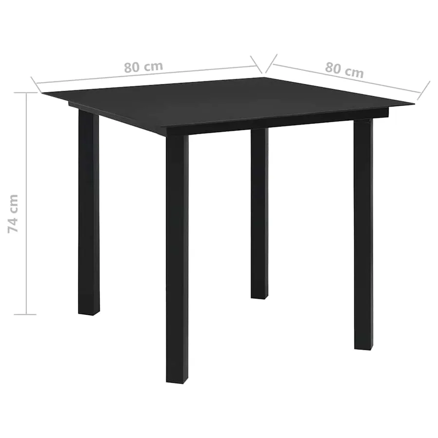 Ensemble à manger de jardin 3 pcs - 13