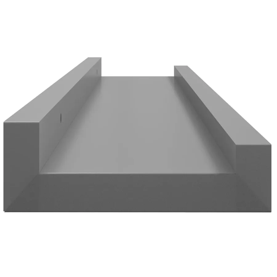 Étagères murales 4 pcs Gris 60x9x3 cm - 7