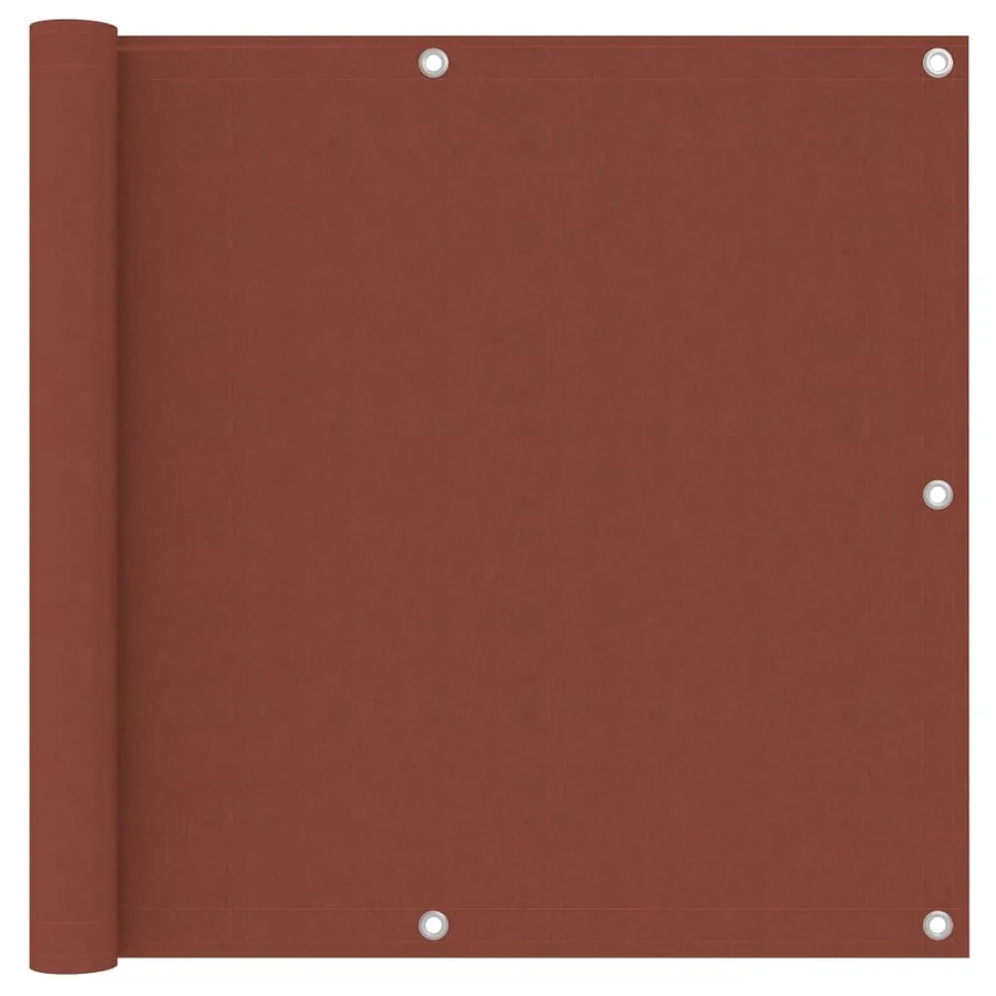 Écran de balcon Terre cuite 90x500 cm Tissu Oxford