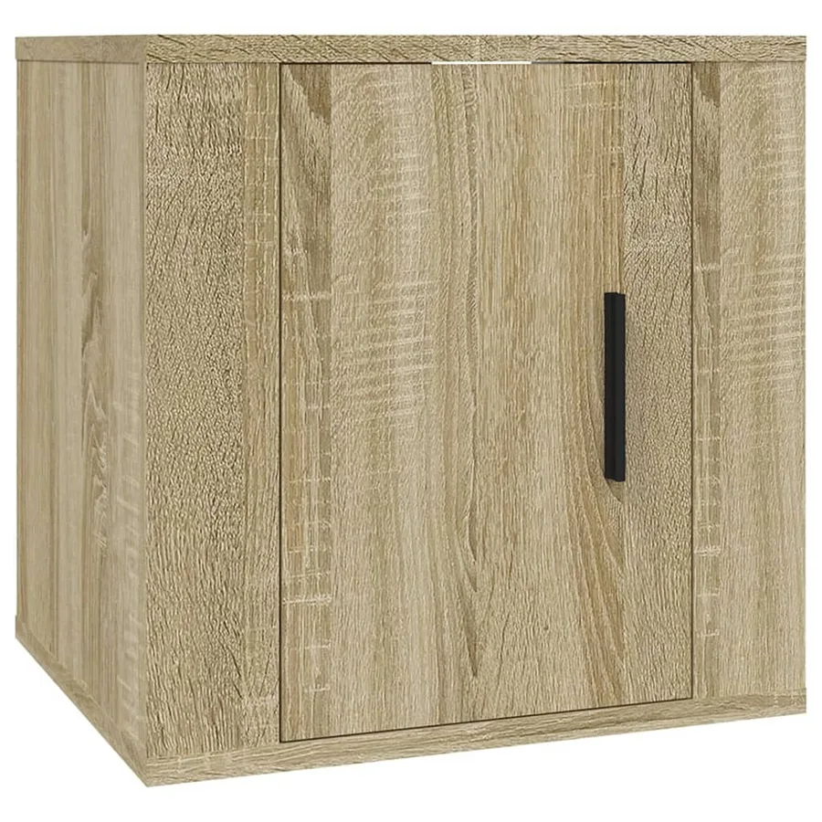 Ensemble de meubles TV 2 pcs chêne sonoma bois d'ingénierie - 6