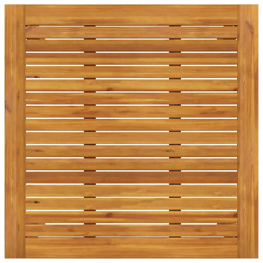 Table de jardin 85x85x74 cm Bois d'acacia massif - 6