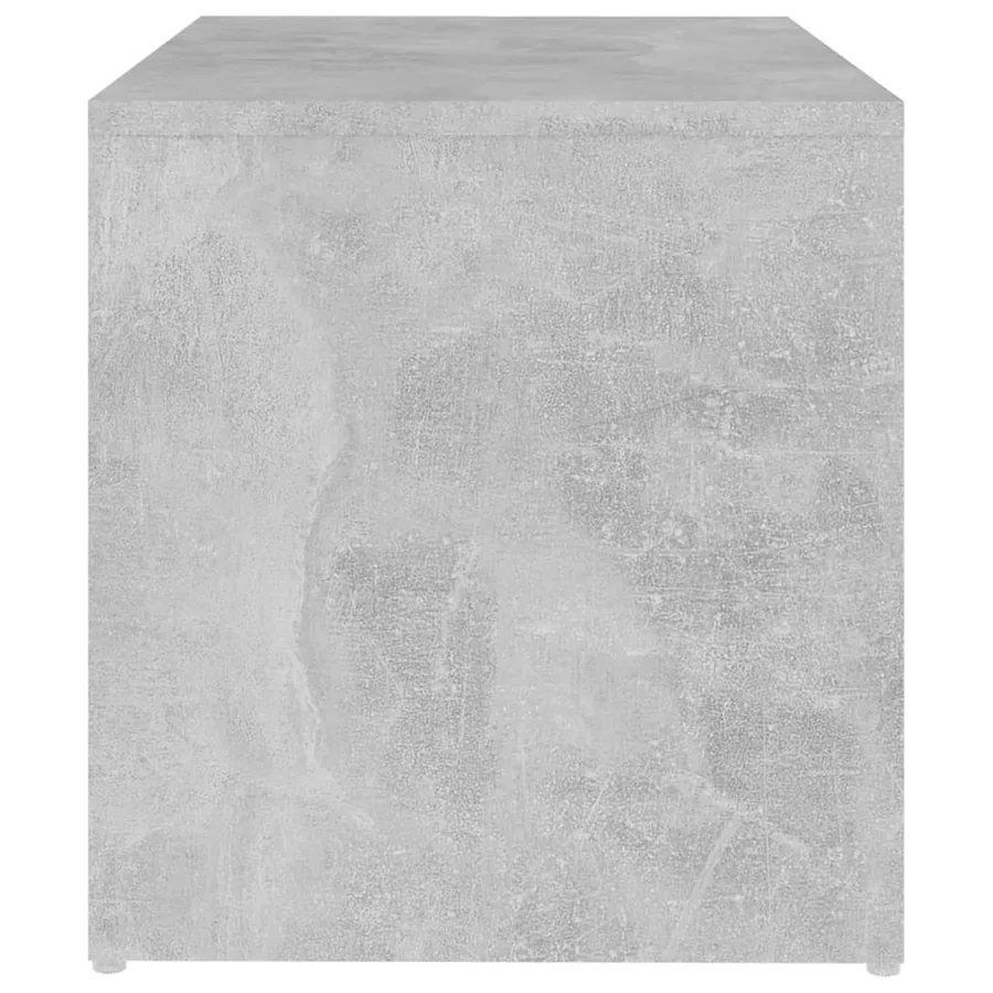 Table d'appoint Gris béton 59x36x38 cm Aggloméré - 5