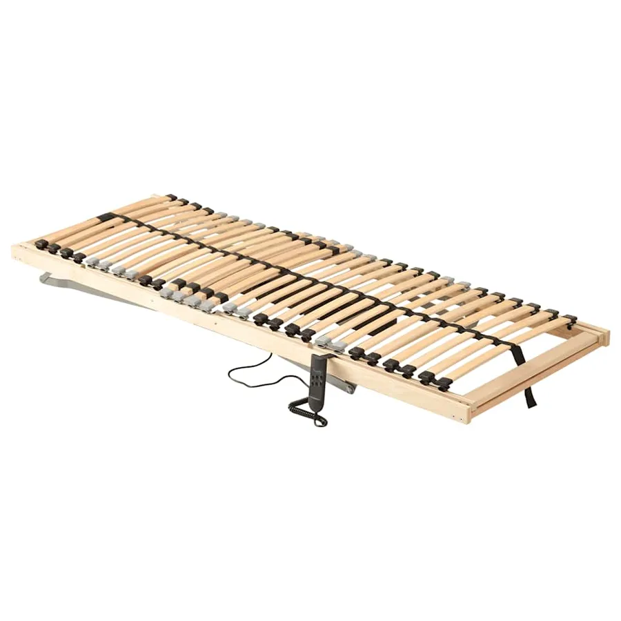 Sommier à lattes électrique sans matelas avec 7 zones 90x200 cm - 3