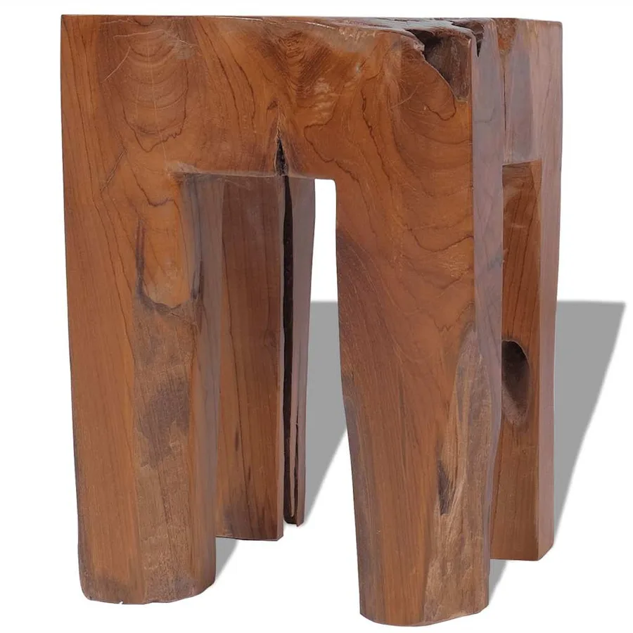 Tabouret Bois de teck massif - 10