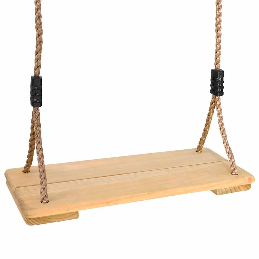 Balançoire à planche 200 cm Bois de pin solide - 5