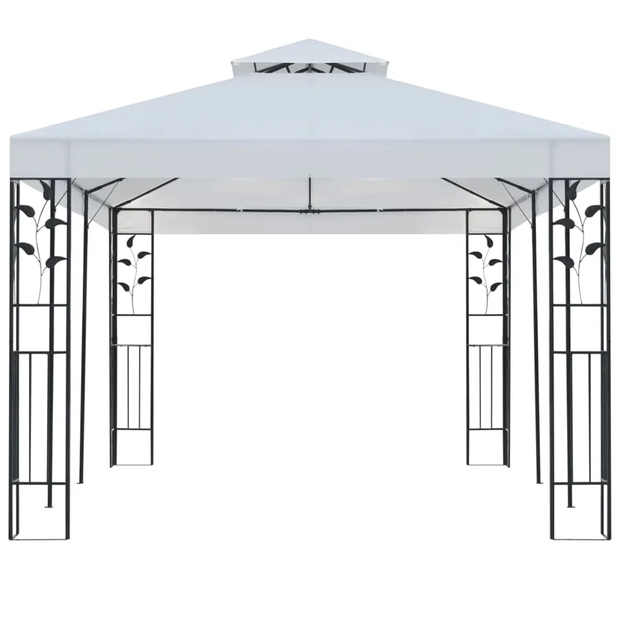 Tonnelle 3x6 m Blanc - 3