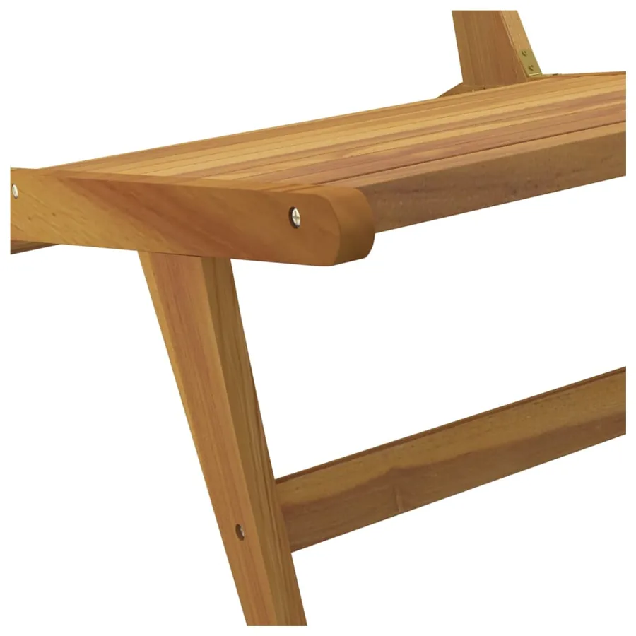 Chaise de jardin Bois de teck solide - 7